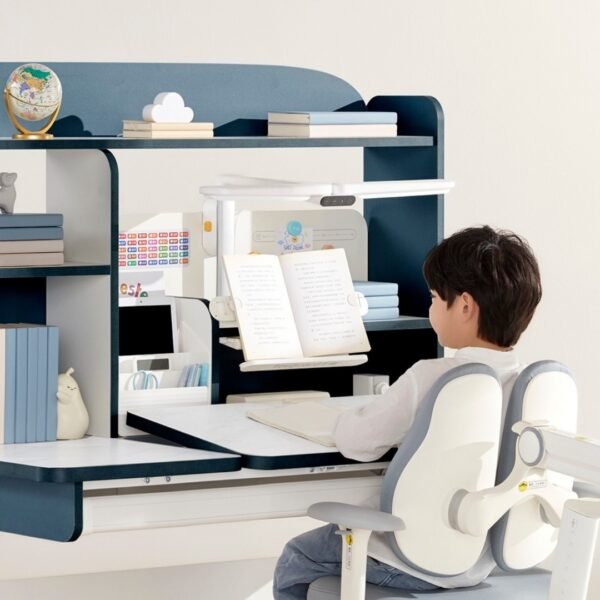 Ergonomic Kids Study Desk-Blue