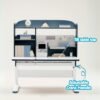 Ergonomic Kids Study Desk-Blue