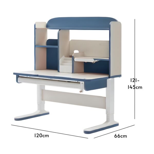 Ergonomic Kids Study Desk-Blue