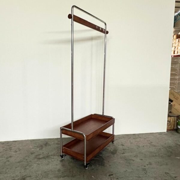 Wooden Garment Rack -Walnut