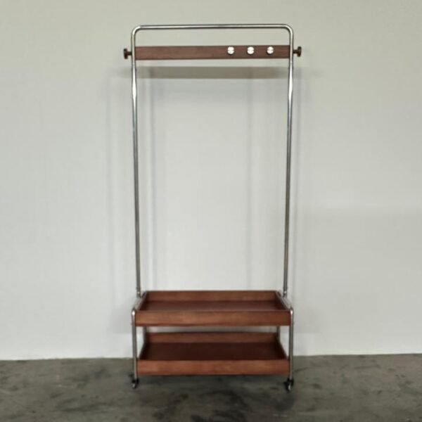 Wooden Garment Rack -Walnut
