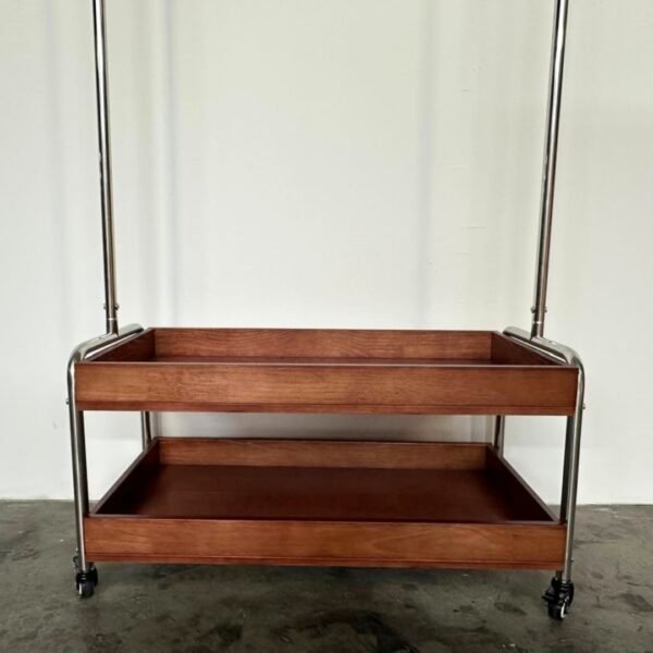 Wooden Garment Rack -Walnut