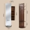 lusso-CY06-4.jpg Swivel Wooden Standing Mirror-Walnut