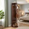 lusso-CY06-5.jpg Swivel Wooden Standing Mirror-Walnut