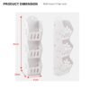 WPC Wall Mount 3 Tier Storage Rack