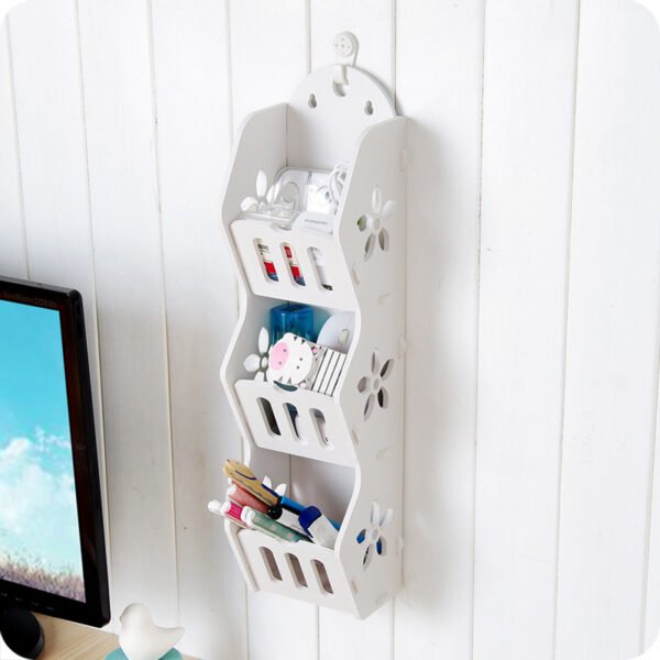 WPC Wall Mount 3 Tier Storage Rack