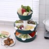 Swivel Steamboat Ingredient Multipurpose Tray-3 Tier