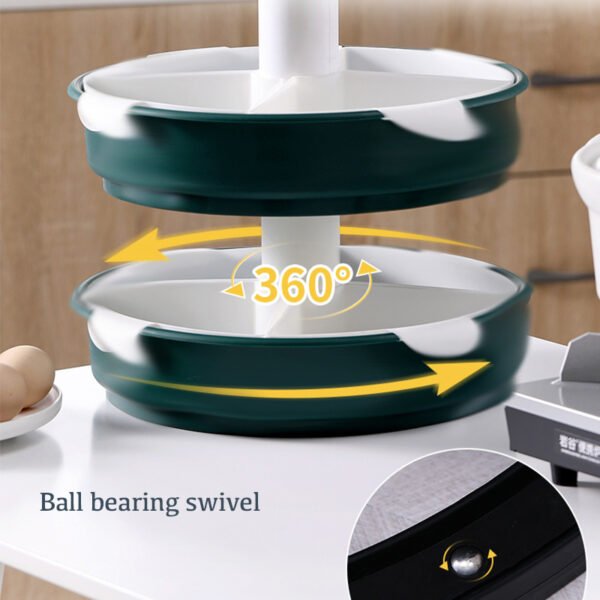 Swivel Steamboat Ingredient Multipurpose Tray-3 Tier